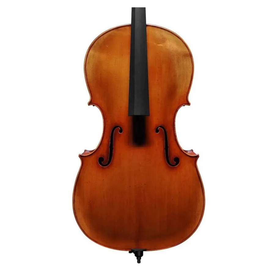 ADVANCED Scott Cao, 4/4 cello geselecteerd sparren en mooi gevlamd esdoorn, gepatineerde lak, 'Stainer model'