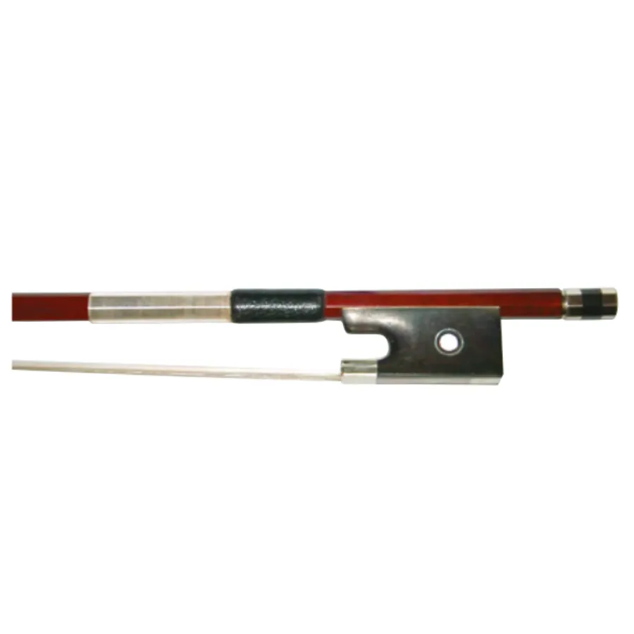 Strijkstok viool 4/4 brasilhout; ebben slof, achthoekig Stolzel 260100