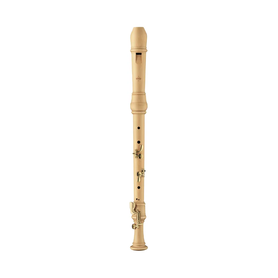 [moeck4920] Mk 4920 Tenorblokfluit rechte nek + kleppen (Tenor Plus) - esdoorn