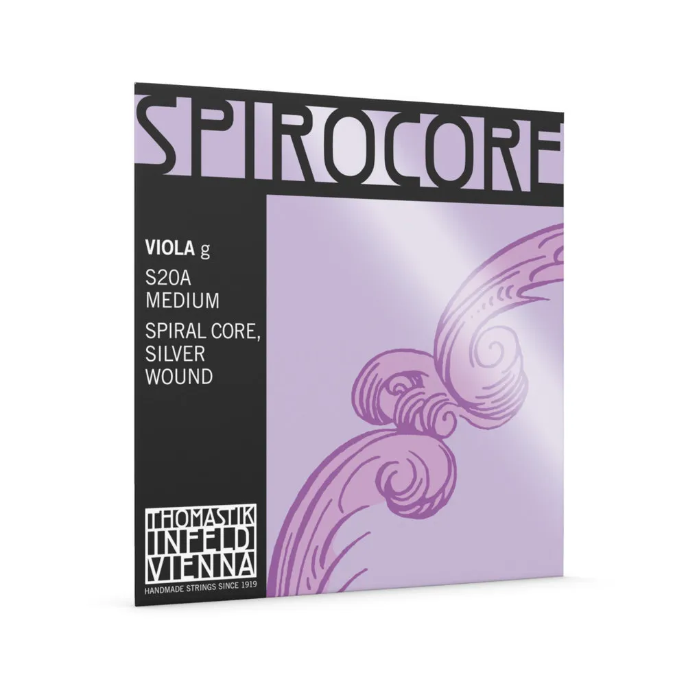 THOMASTIK Spirocore, altvioolsnaar, sol (G-3) 37 cm, silver, medium