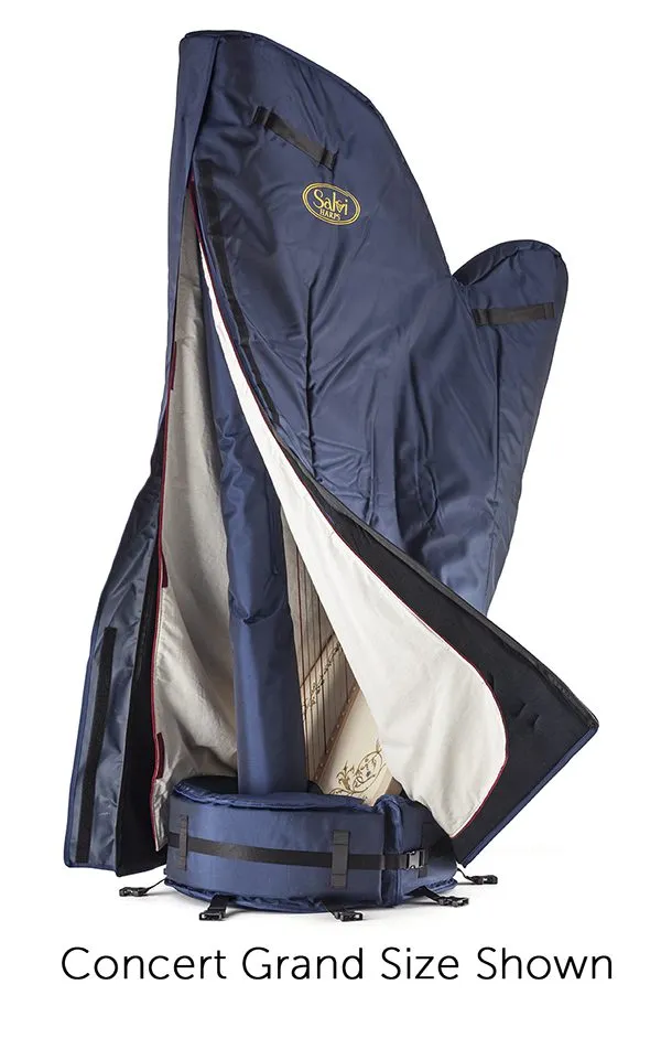 SALVI transporthoes pedaalharp - set van 3 stukken -  Semi Grand (Daphne S / SE)