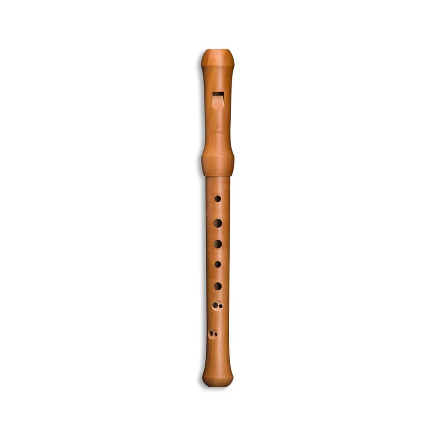 Sopraanblokfluit "Waldorf-Edition" , barok- dubbele boring, perenhout, 442 Hz