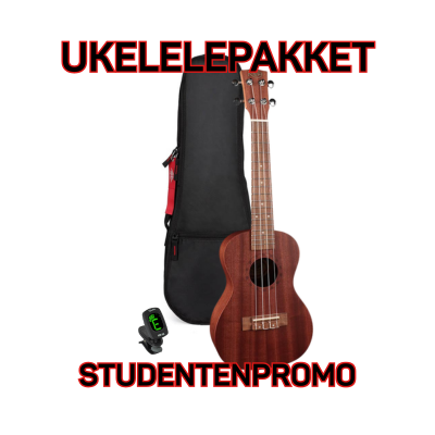 Ukelelepakket Student Dao 2026 - Concert (+ tuner & tas) -  exclusief verzending