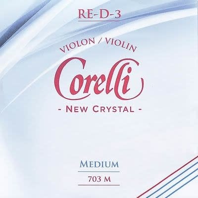 [CO-703-m] CORELLI new crystal, vioolsnaar, re (d-3), 4/4