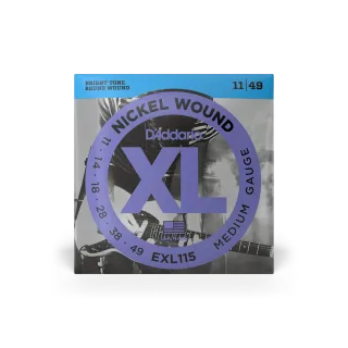 D'ADDARIO snarenset elektrische gitaar, 11-49  (medium)