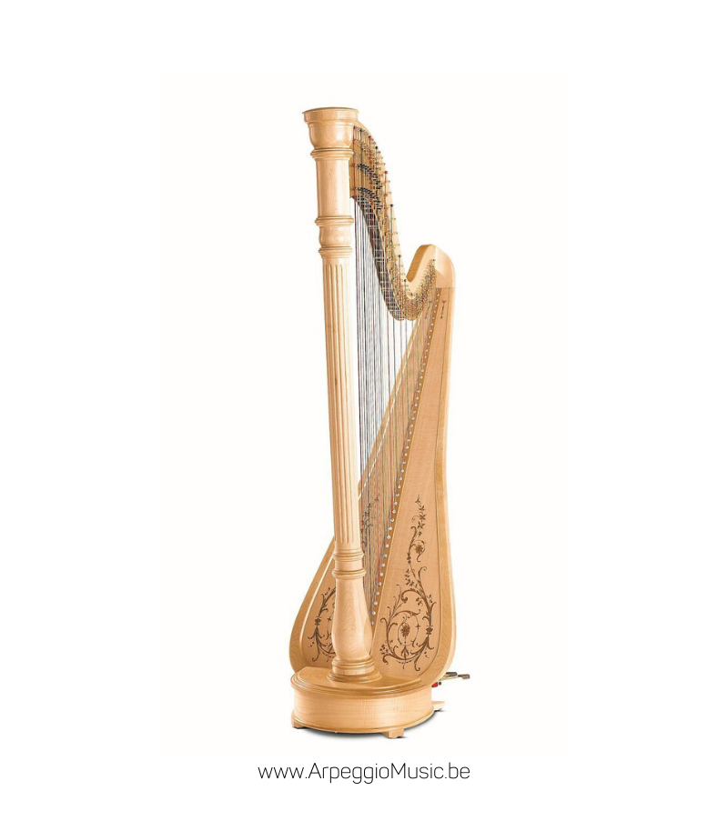 LYON&HEALY Chicago Concert Grand Extended pedaalharp (Naturel)
