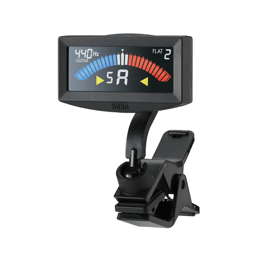 [TUAW4GBK] KORG PitchCrow-G Clip-on tuner voor cello / bas (Zwart)