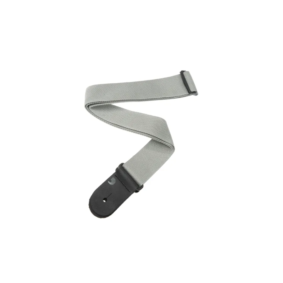 D'addario gitaarriem (verschillende kleuren) (Zilver)