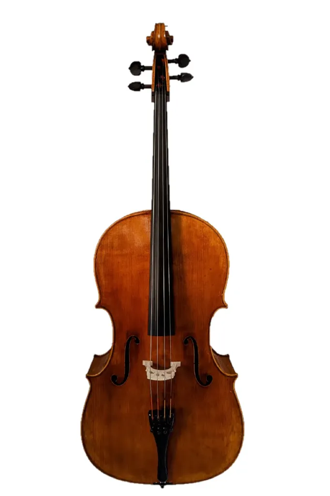 MASTER Scott Cao Cello 7/8, Guadagnini "Simpson 1777"  , uitgeselecteerd vuren en mooi gevlamde esdoorn, geantikeerde lak