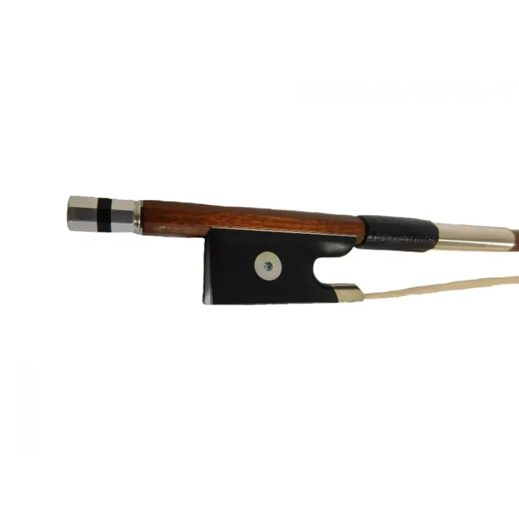 Strijkstok viool 4/4 (model 825-4) Chakte Viga - Zilver (rond)-oog met 2 cirkels